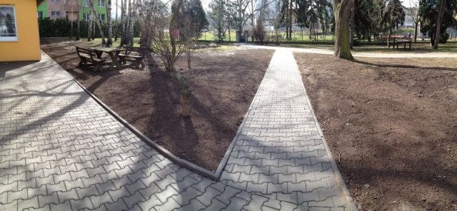 MŠ Koperníkova-zámková dlažba