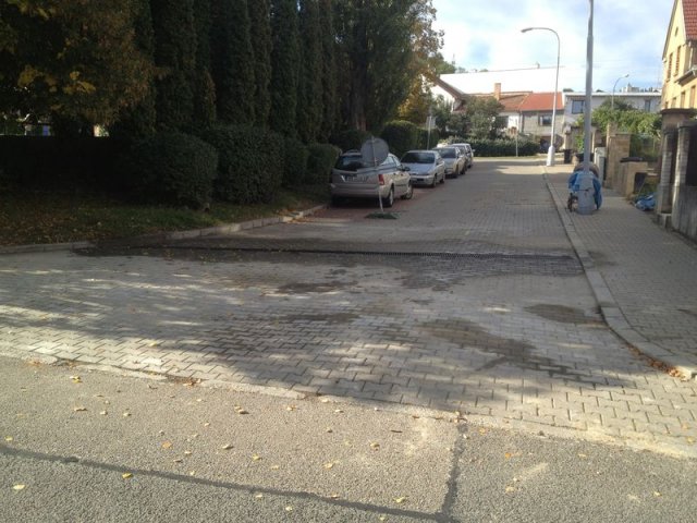 Medlánky-odvodnění komunikace